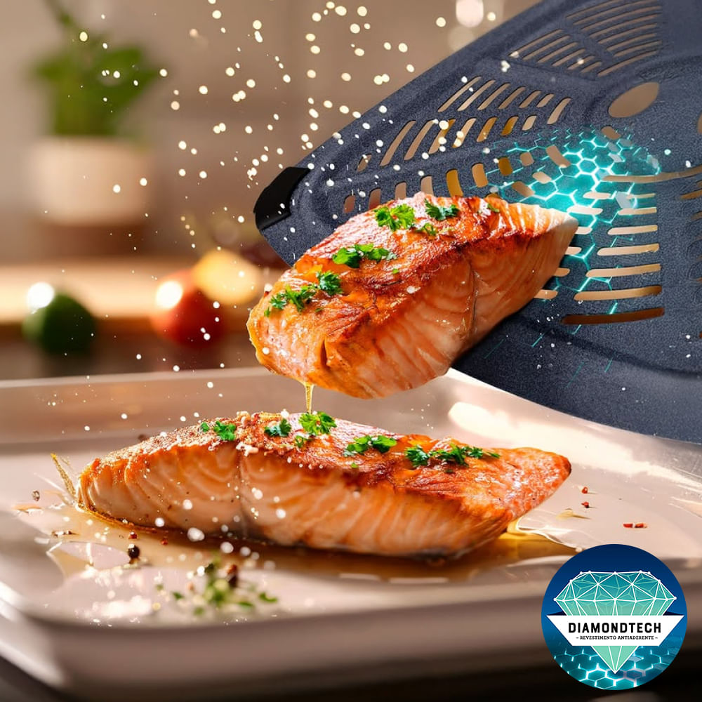 Fritadeira DiamondTech Oster 6L com Visor Transparente
