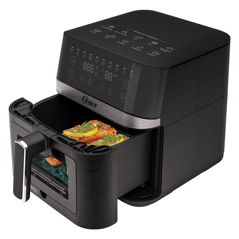 Fritadeira DiamondTech Oster 6L com Visor Transparente