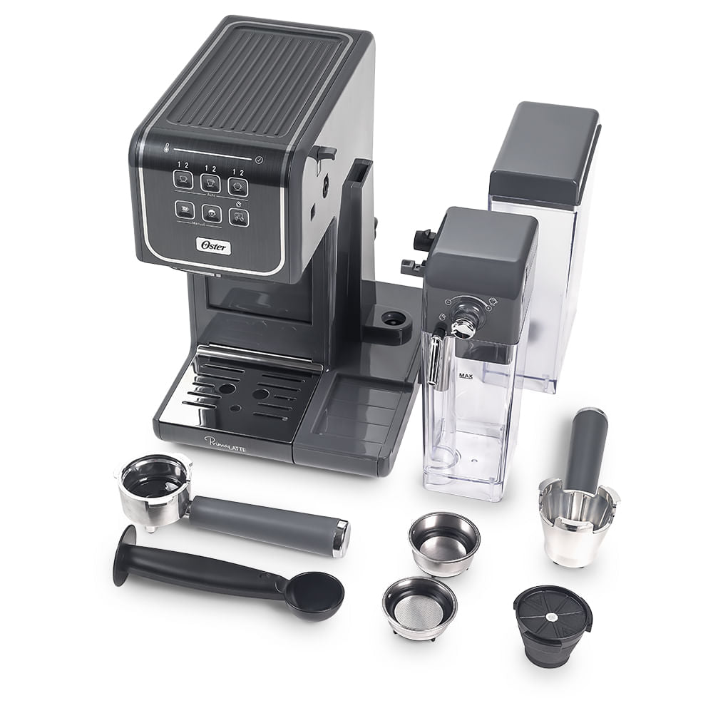 Cafeteira Espresso Oster PrimaLatte Touch para Cápsula, Pó e Sachê