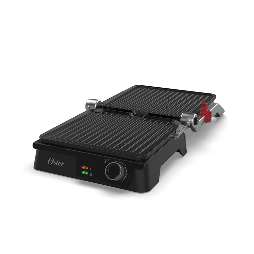 Grill Elétrico Multiuso Inox Oster 2 em 1