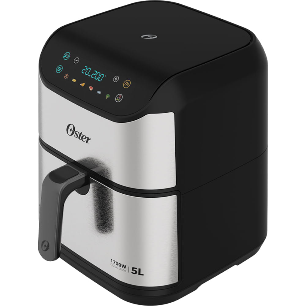 Fritadeira Digital Inox Oster 5L com Painel Touch