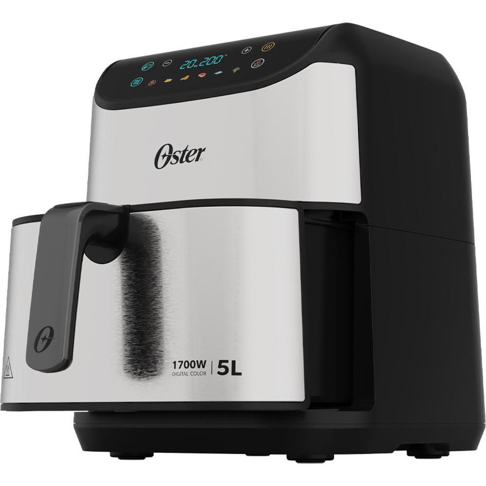 Fritadeira Digital Inox Oster 5L com Painel Touch