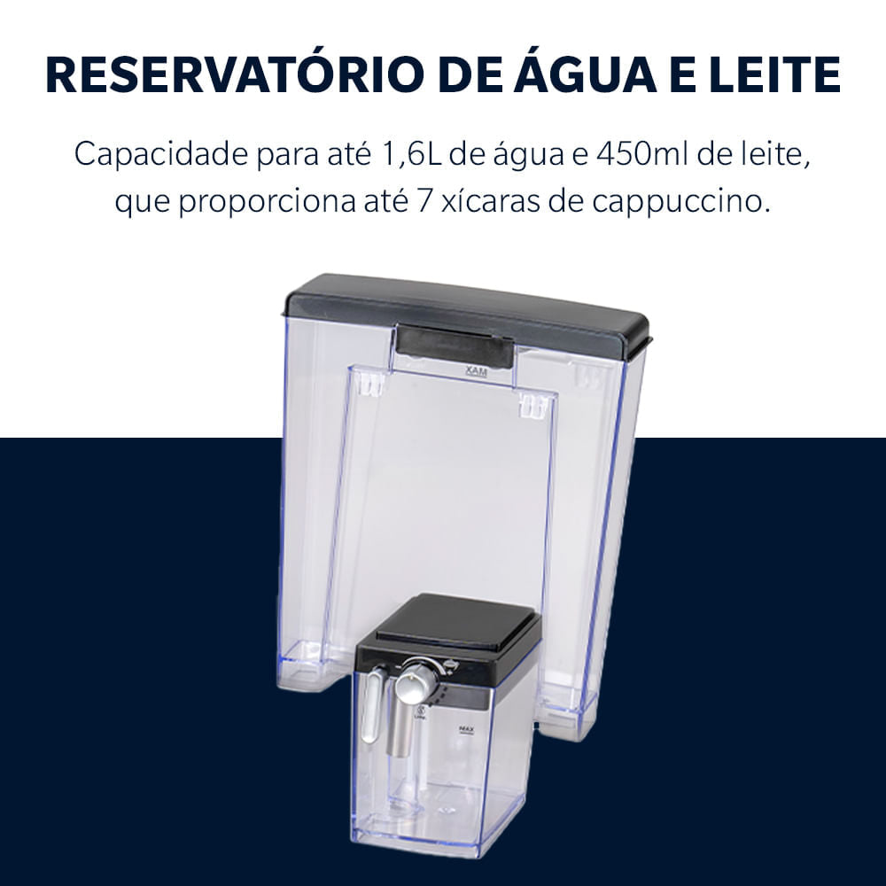 Cafeteira Espresso Oster Nova PrimaLatte Inox para Cápsula, Pó e Sachê
