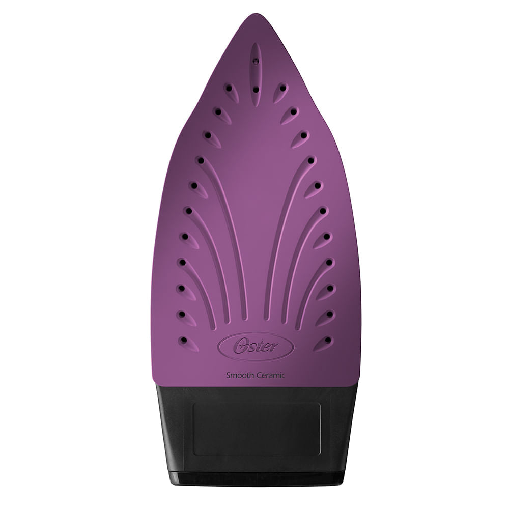Ferro de Passar a Vapor Cerâmica Oster Preto e Roxo