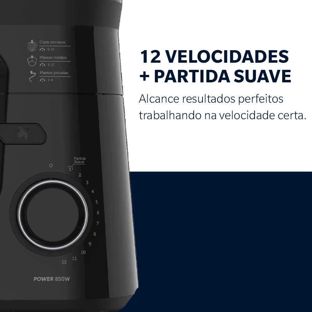 Batedeira Planetária Oster Bowl Inox III