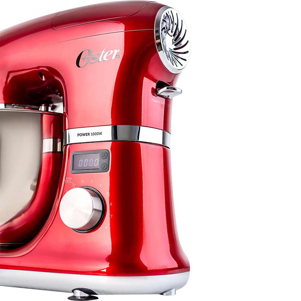 Batedeira Planetária Digital Oster Bowl Inox 5L - 127V