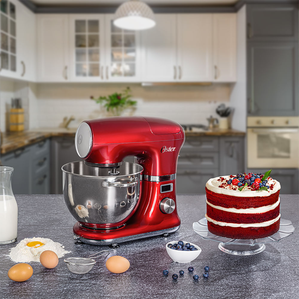 Batedeira Planetária Digital Oster Bowl Inox 5L - 127V