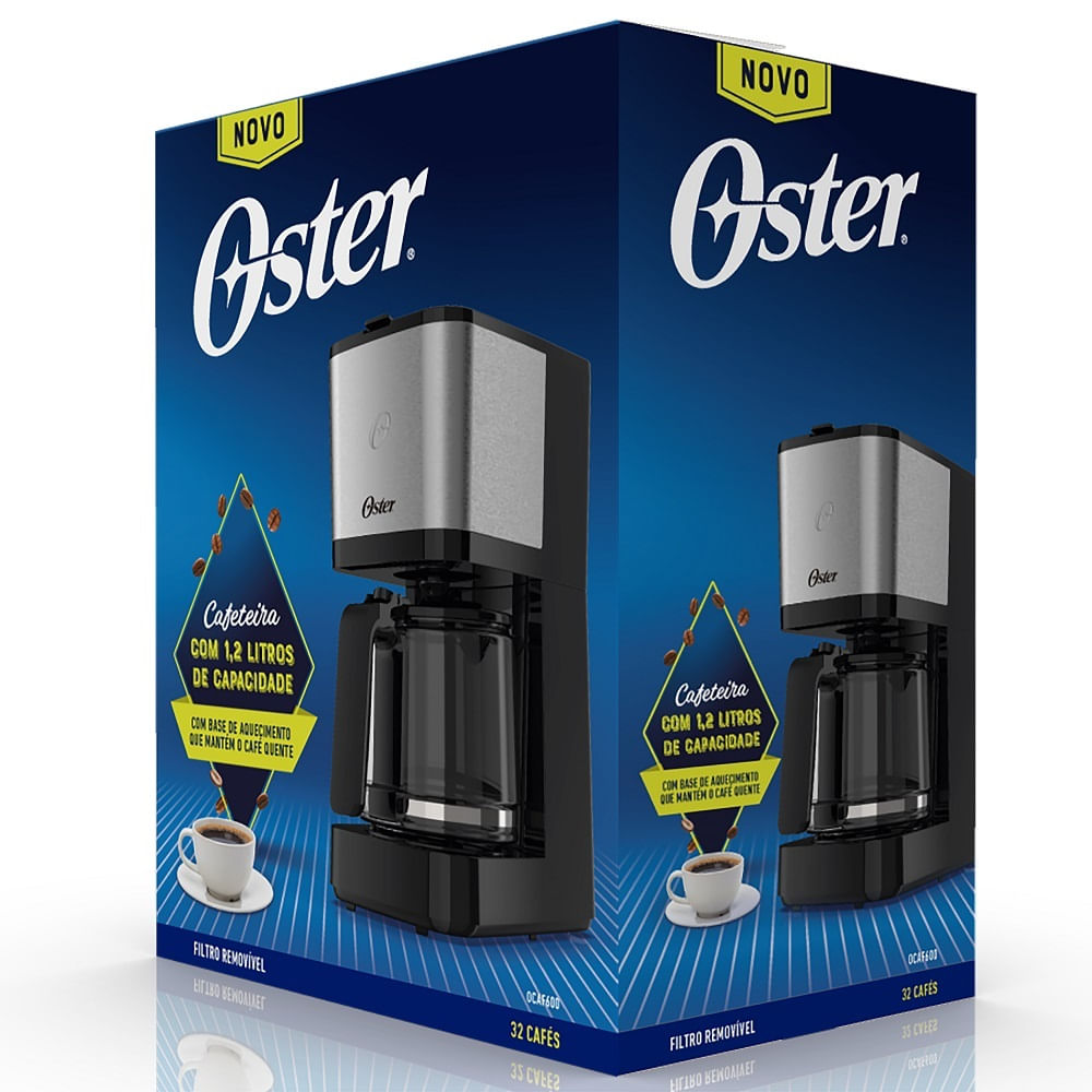 Cafeteira Oster Inox 1,2L