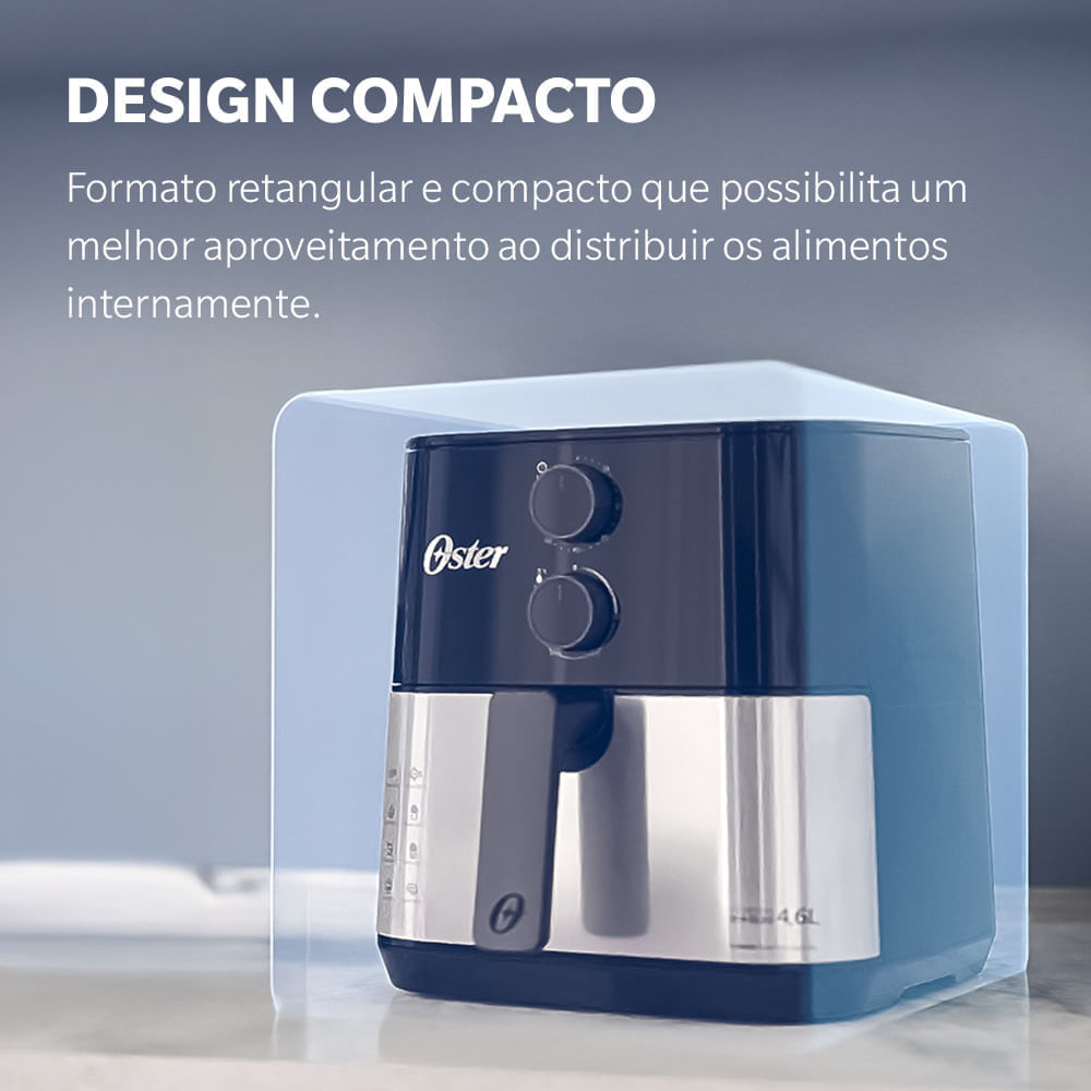 Fritadeira Inox Compact 4,6L Oster