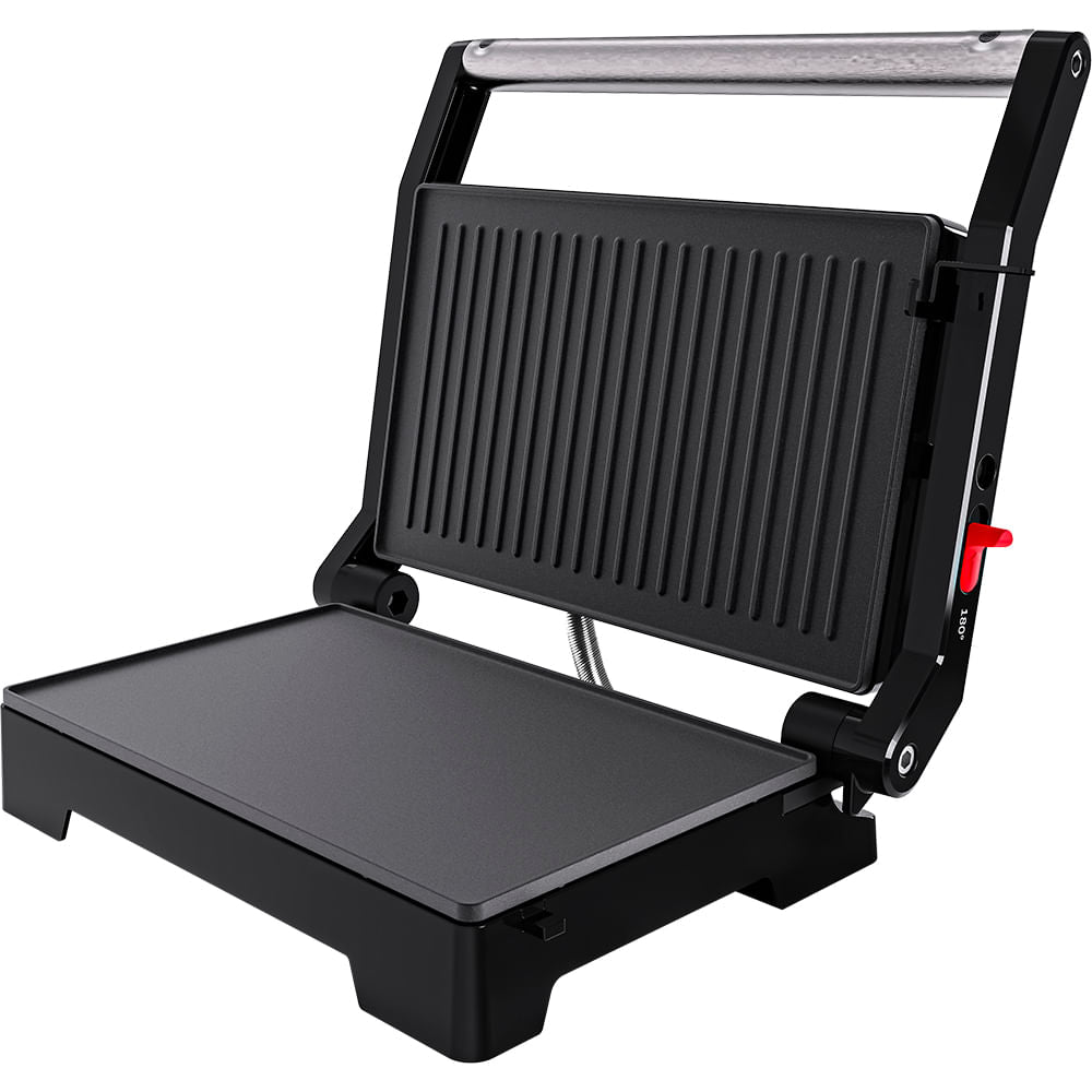 Mini Grill Elétrico Oster Inox 2 em 1