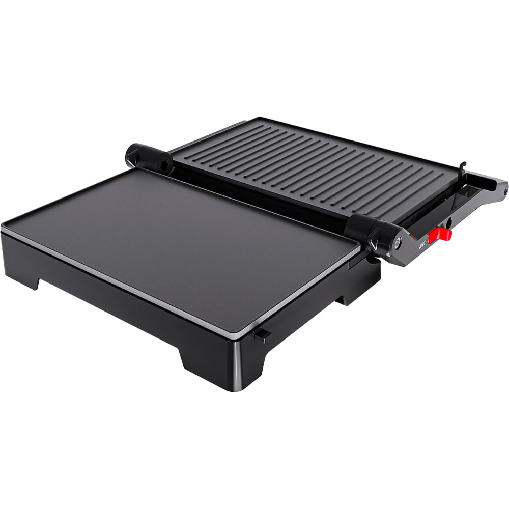 Mini Grill Elétrico Oster Inox 2 em 1