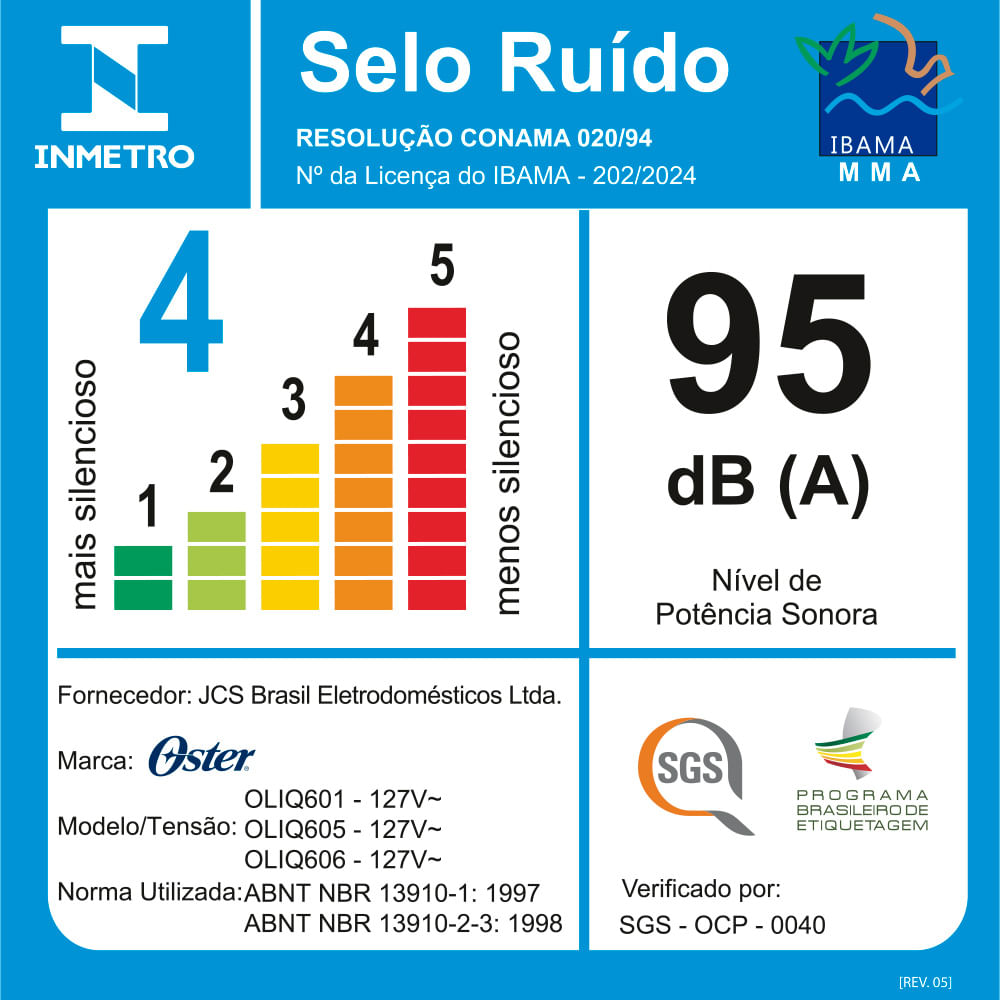 Liquidificador 1100 Full Oster Cinza 3,2L