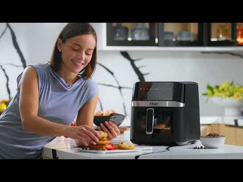 Fritadeira Inox DiamondTech Oster 7,5L com Visor Transparente