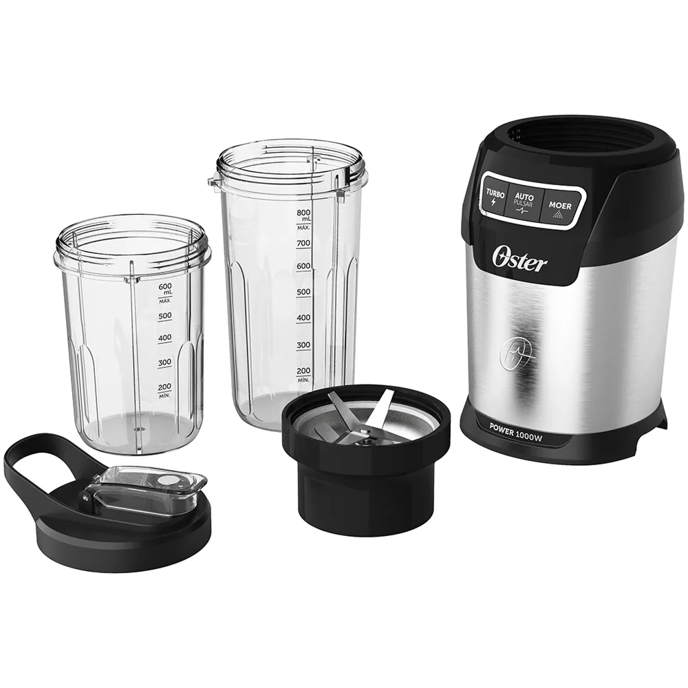Kit Blender Ultra Power e Mini Grill Elétrico Inox Oster