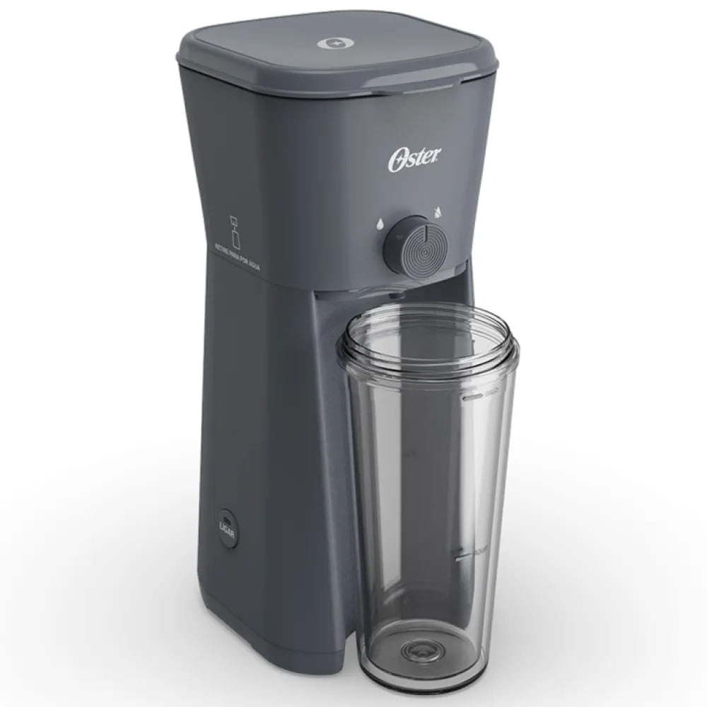 Kit Oster Gray - Cafeteira Iced Coffee e Liquidificador Full 3,2L
