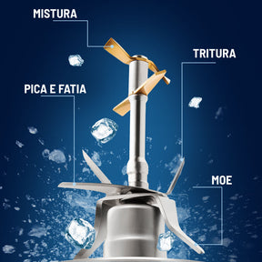 Kit Liquidificador Xtreme Mix e Forno Fryer Compact Oster
