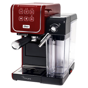 Cafeteira Espresso Oster PrimaLatte Touch Red para Cápsula, Pó e Sachê