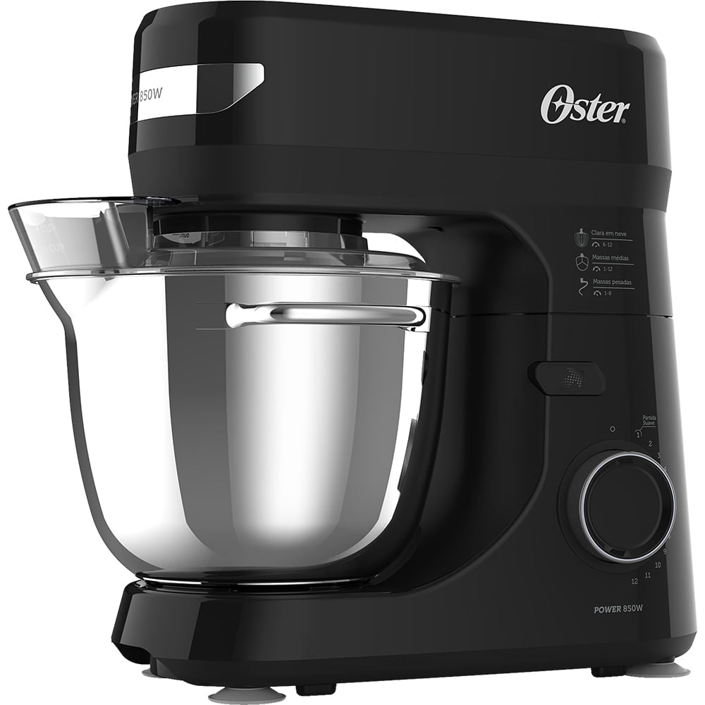 Kit Batedeira Planetária Bowl Inox III e Fritadeira 12L Oster