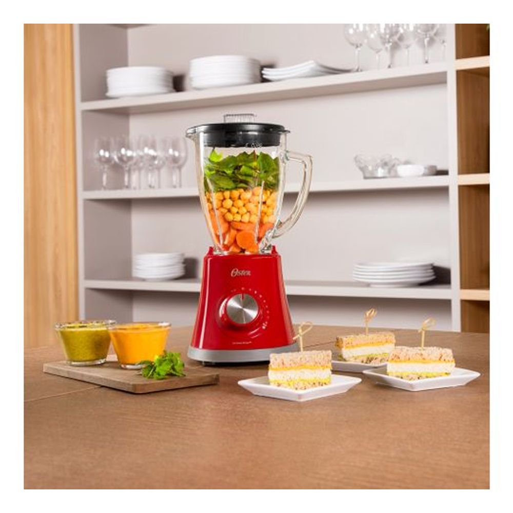 Liquidificador Super Chef Oster Vermelho 1,25L
