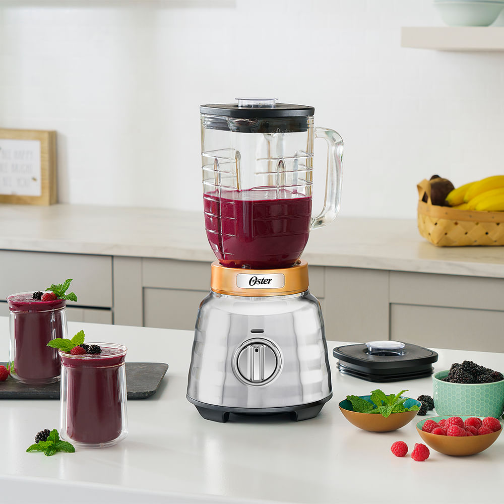 Liquidificador Osterizer Max 1,8L Prata e Cobre Oster
