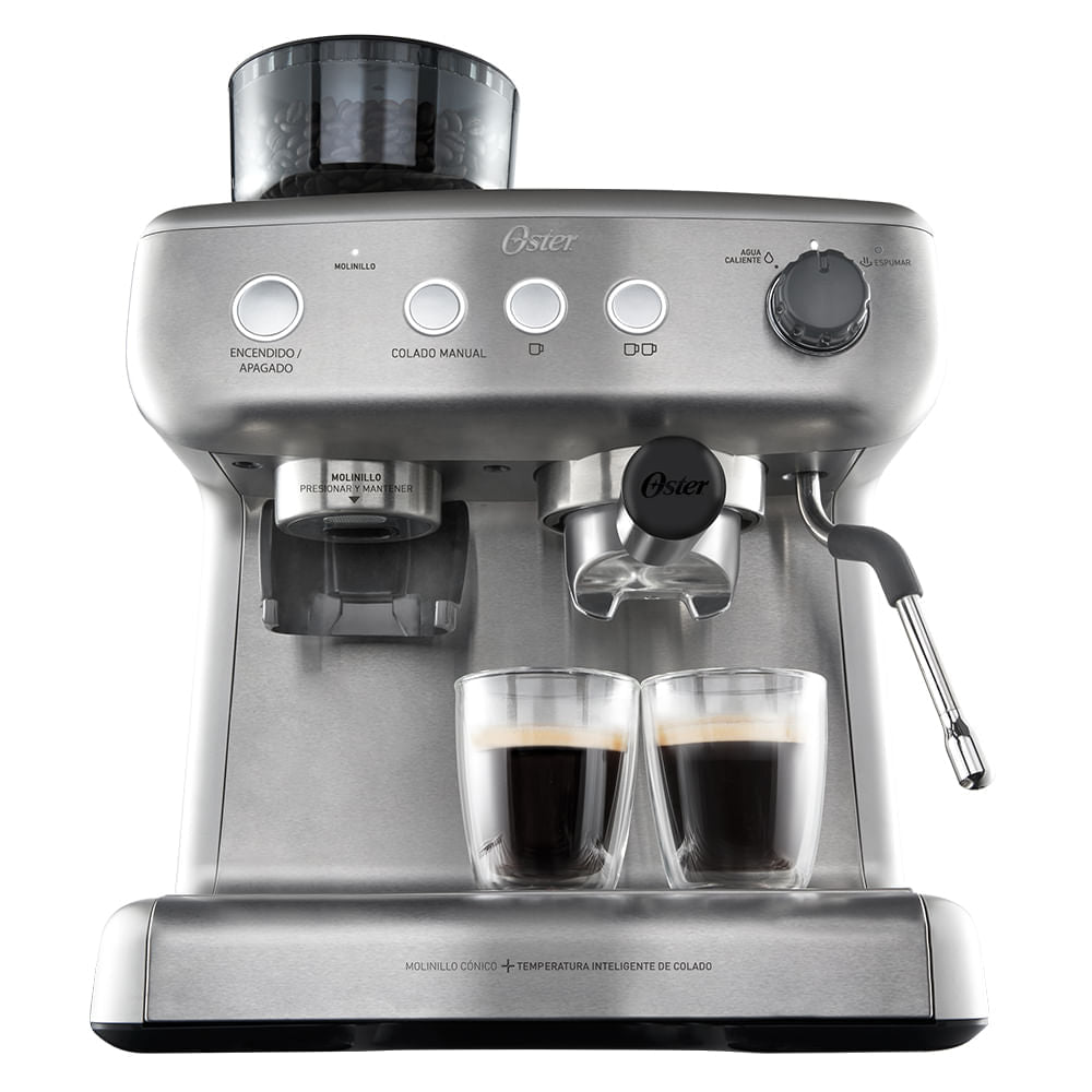 Kit Cafeteira Espresso Xpert e Liquidificador New Osterizer Aço Escovado