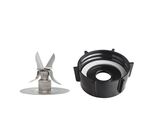 Conjunto Lâmina de 4 Facas com Base Plástica e Anel de Vedação para Liquidificadores Oster