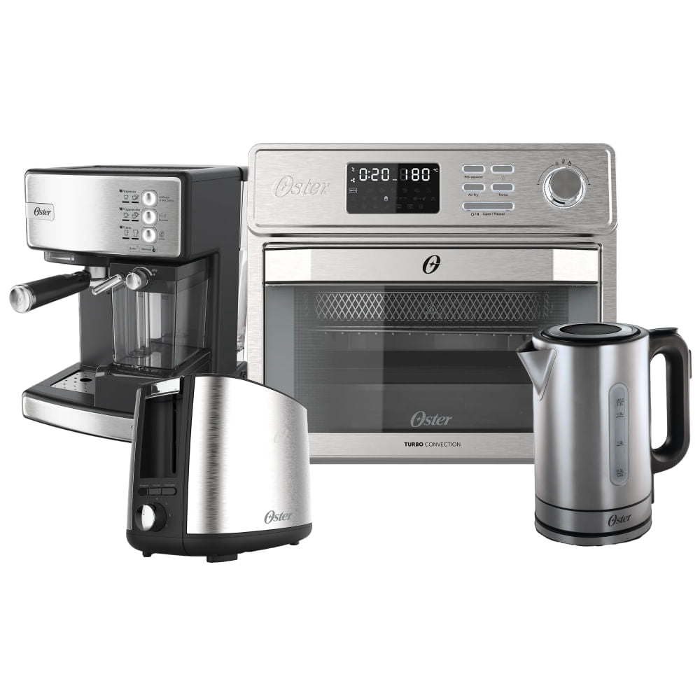 Kit Cozinha Completa Black Inox Oster V