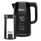 Kit Chaleira Digital 1,7L e Moedor de Café Inox Oster - 127V