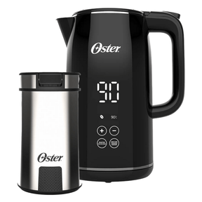 Kit Chaleira Digital 1,7L e Moedor de Café Inox Oster - 127V