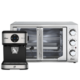 Kit Cafeteira Espresso Double e Forno e Fritadeira 42L French Door Oster