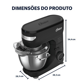Batedeira Planetária Oster Bowl Inox III