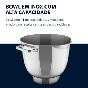 Batedeira Planetária Oster Bowl Inox III