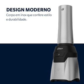 Blender Power Inox Oster com 2 Jarras To Go - 127V