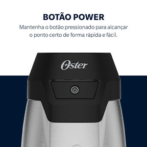 Blender Power Inox Oster com 2 Jarras To Go - 127V