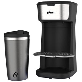 Cafeteira Oster 2Day Inox 2 em 1 com Copo Térmico