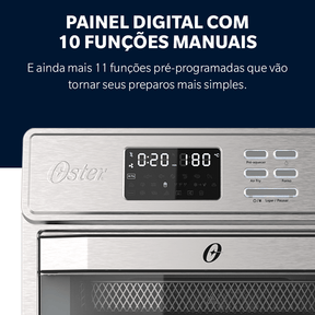 Forno e Fryer 25L Oster Multifunções 10 em 1