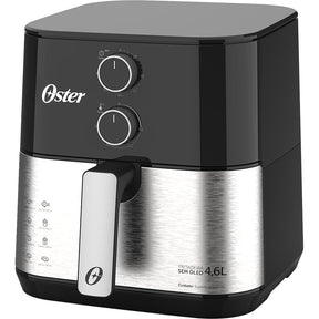 Kit Fritadeira Inox Compact 4,6L e Liquidificador 1400 Full Oster