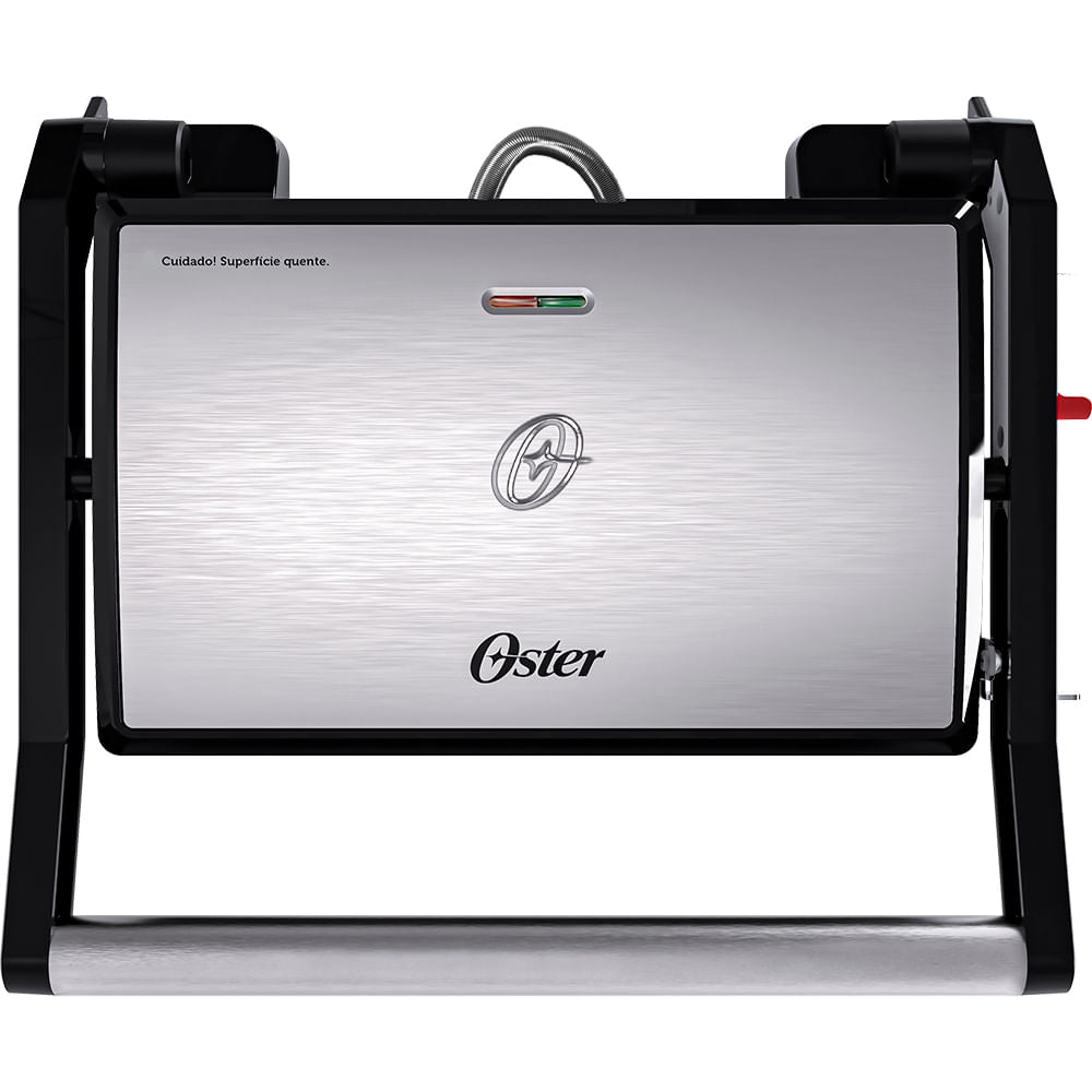 Mini Grill Elétrico Oster Inox 2 em 1
