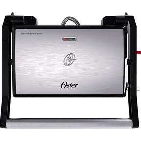 Mini Grill Elétrico Oster Inox 2 em 1