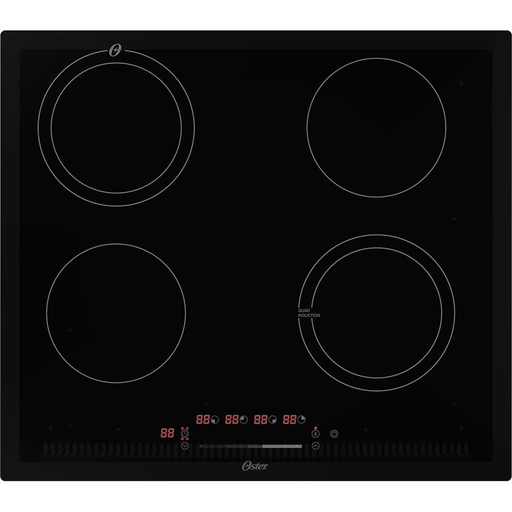 Cooktop de Indução 4 Bocas Oster Touch Screen - 220V