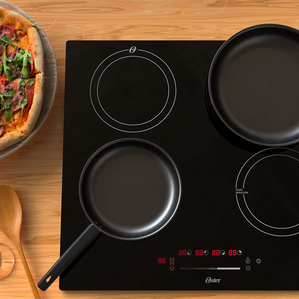 Cooktop de Indução 4 Bocas Oster Touch Screen - 220V