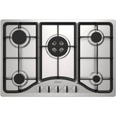 Cooktop a Gás Inox 5 Bocas Oster Semiprofissional - Bivolt