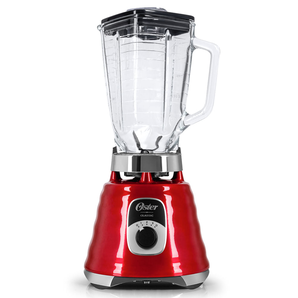 Kit New Osterizer Vermelho - Liquidificador e Mini Jarras