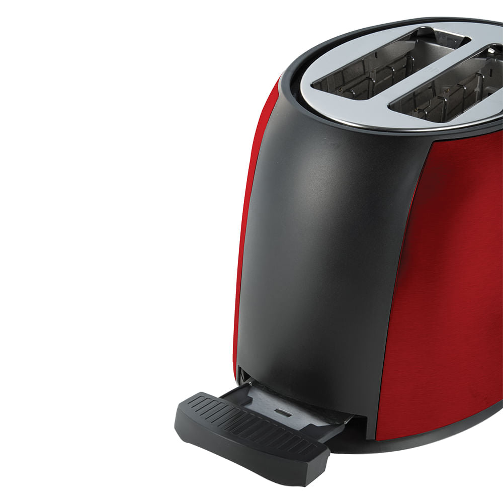 Torradeira Oster de Aço Inox Vermelha