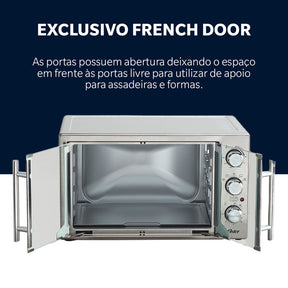 Forno e Fritadeira Sem Óleo Oster 42L French Door 2 em 1