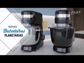 Batedeira Planetária Oster Bowl Inox III