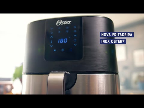 Fritadeira Sem Óleo 2 em 1 Black Inox 4,8L Oster