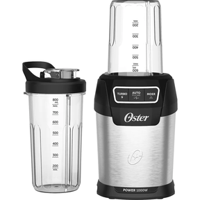 Kit Blender Ultra Power e Mini Grill Elétrico Inox Oster