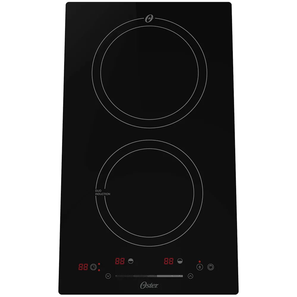 Cooktop de Indução 2 Bocas Oster Touch Screen 2 em 1 - 127V