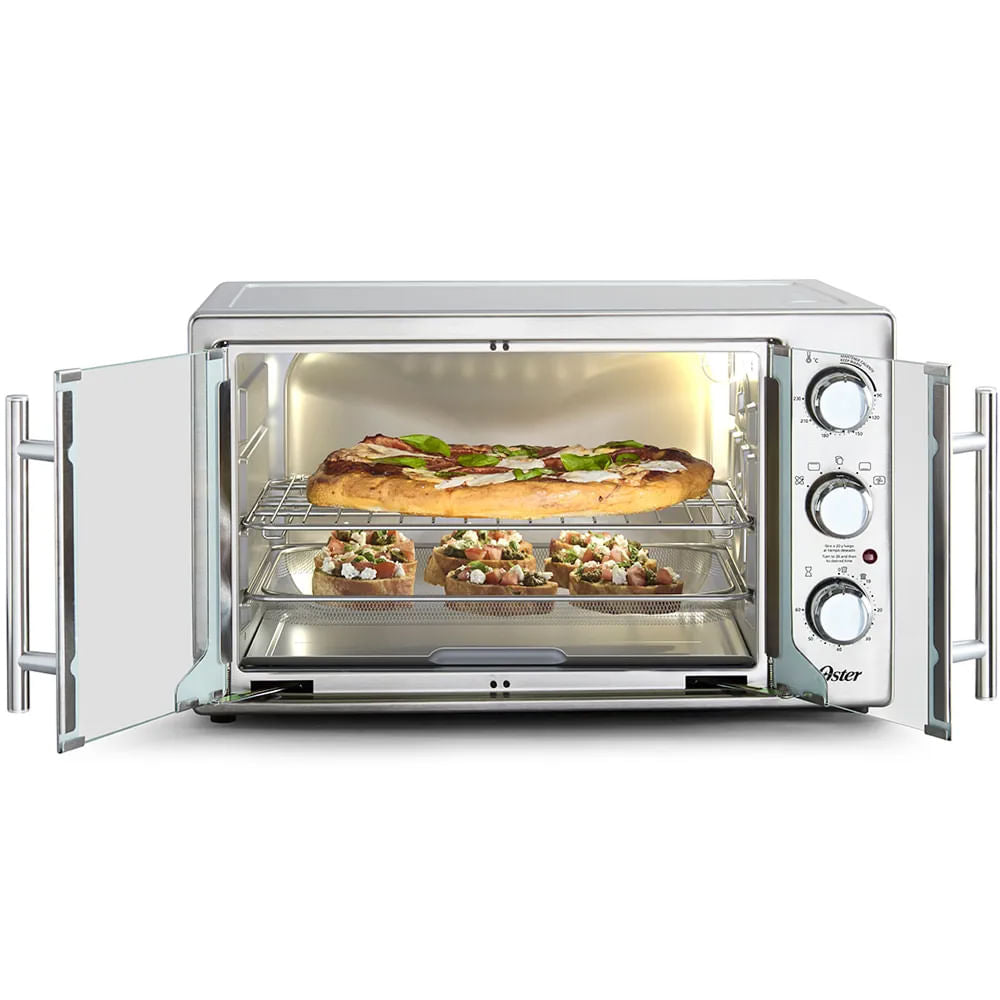 Kit Cafeteira Espresso Double e Forno e Fritadeira 42L French Door Oster